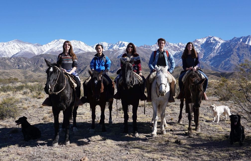 horse ride buenos aires study abroad student group